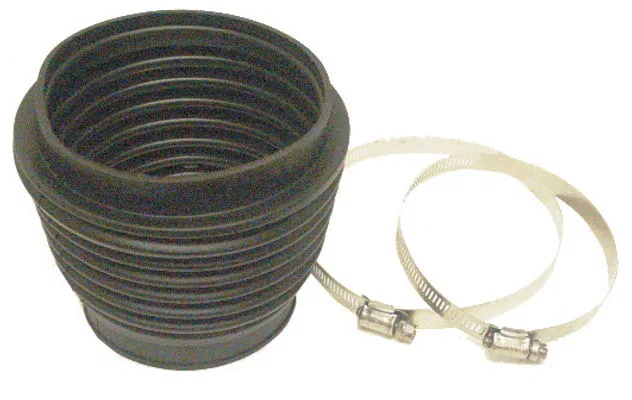18-2744 – SIERRAMARINE Sterndrive Bellows, Fits Volvo Penta Engines Exhaust Bellows Black With Hose Clamp